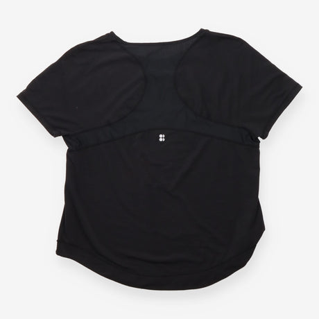 Black Short-Sleeve Performance Workout T-Shirt