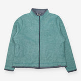 Ariana Full Zip Grid Fleece Leaf Green