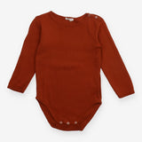 Siskin bodysuit long sleeve brown