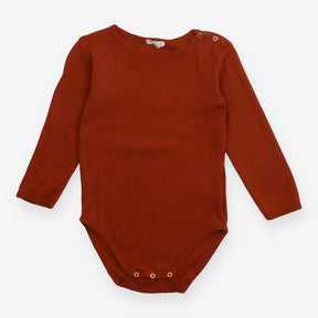 Siskin bodysuit long sleeve brown