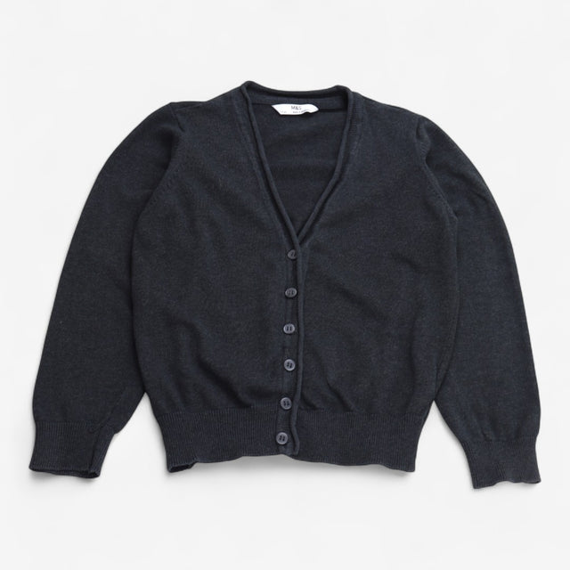 School Cardigan Grey