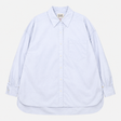 Poplin Shirt Pale Blue Cotton Relaxed Fit