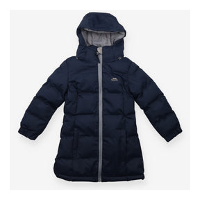 Navy Padded Coat Grey Lined 