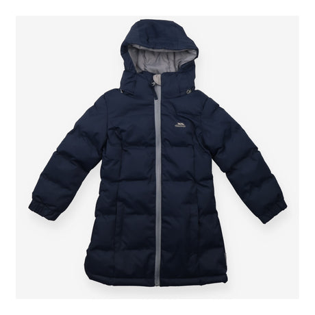 Navy Padded Coat Grey Lined 