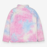 Fleece jacket pink and blue