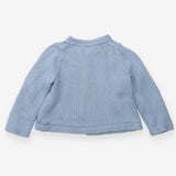 Cardigan Blue Knit Three Buttons