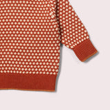 Ginger Diamonds Cosy Knitted Jumper
