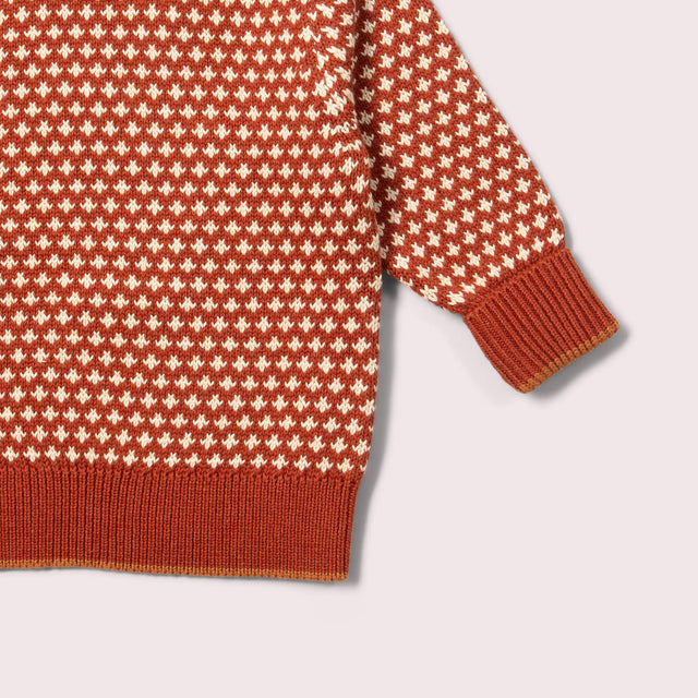 Ginger Diamonds Cosy Knitted Jumper