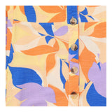 Floral Midi Dress Button Through Strappy Lenzing E
