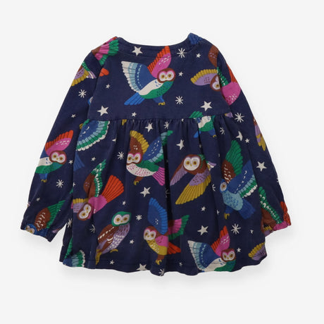 Flying owls Navy Dress