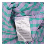 Top Green Gingham Puff Sleeve