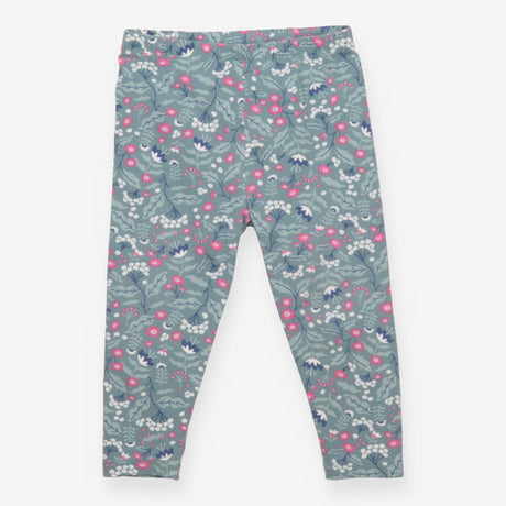 Flowery Leggings Green