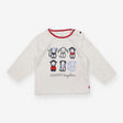White long sleeve t-shirt happy friends