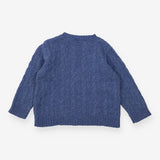 Blue Knit Sweater 