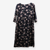 Seasalt Cornwall Marble Flower Floral Midi Dress B