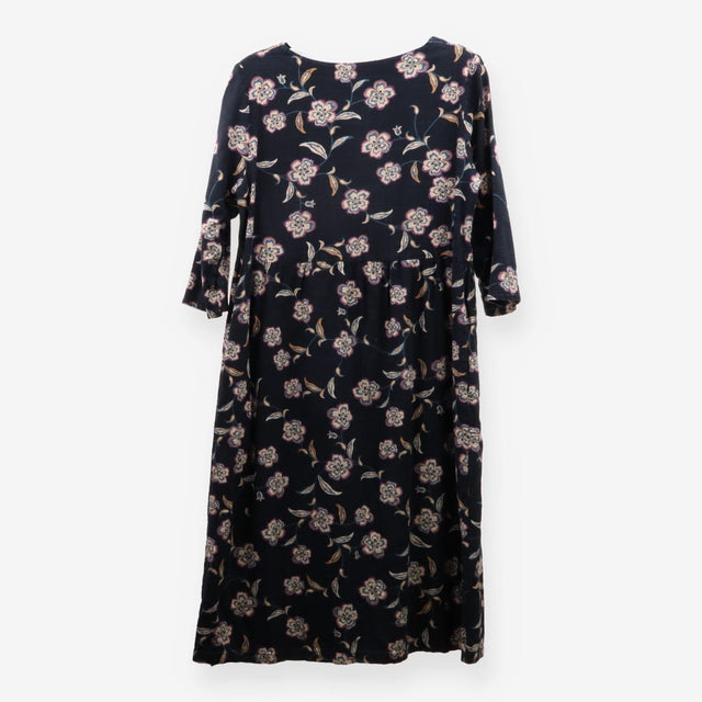 Seasalt Cornwall Marble Flower Floral Midi Dress B