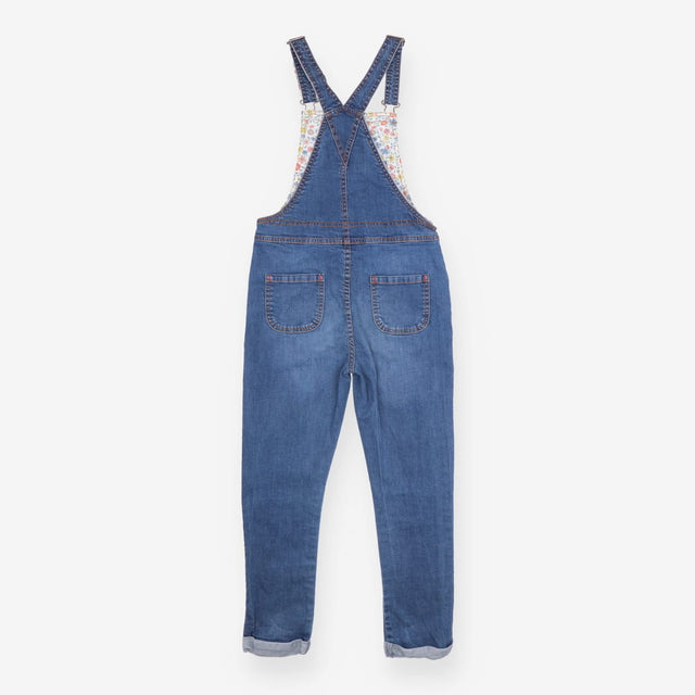Dungarees denim floral lining 