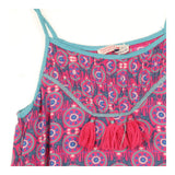 Pink summer dress with giraffes