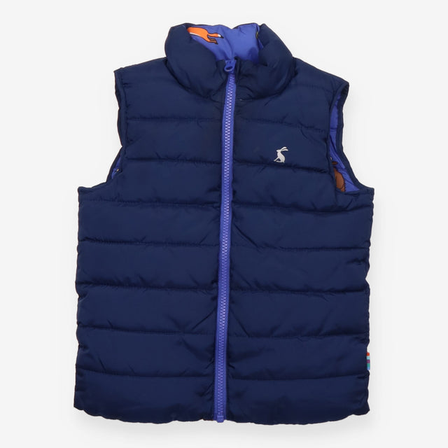 Reversible gilet padded navy and blue Gruffalo