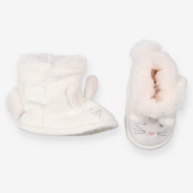 White Bunny Slippers 
