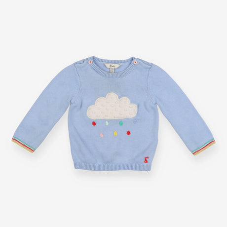 Blue Cloud Knit Sweater