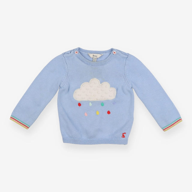 Blue Cloud Knit Sweater