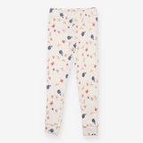Leggings ribbed with whales and fish
