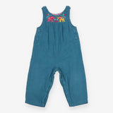 Dungarees Cord Blue Elephants Yellow and Pink