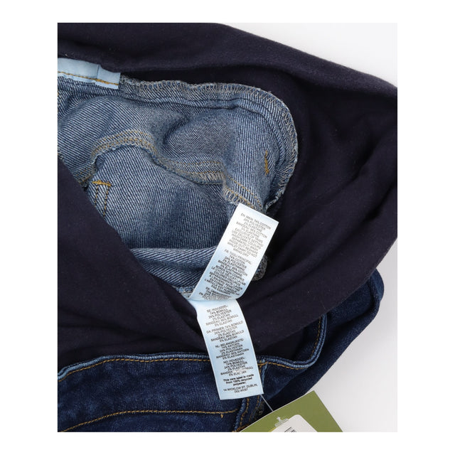 Jeans Over Bump Denim Slim Maternity Dark Wash Str