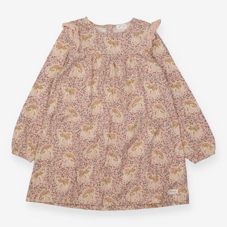 Dress Long Sleeve Pink Floral Fawn