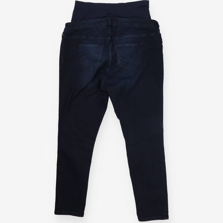 Dark Wash Straight Leg Over Bump Maternity Jeans