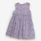 Dress party blue leaf strawberry pockets