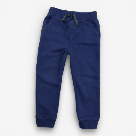 Joggers blue with green drawstring