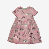 Dusty Pink Dinosaur Dress