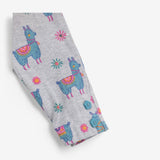 Leggings grey with Llamas