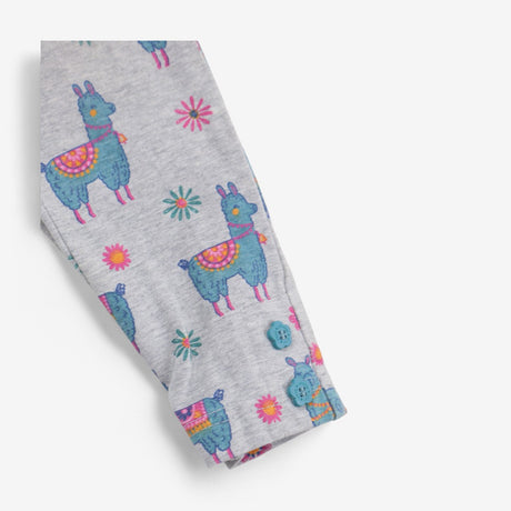 Leggings grey with Llamas