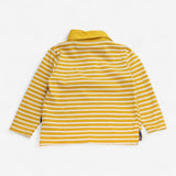 Rugby shirt yellow stripe with tractor