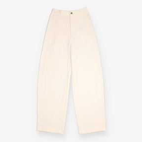 Uniqlo U Off White Cream Wide Leg Jersey Drawstrin