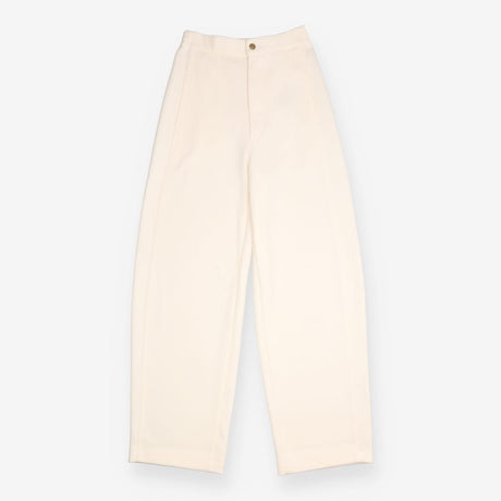 Uniqlo U Off White Cream Wide Leg Jersey Drawstrin