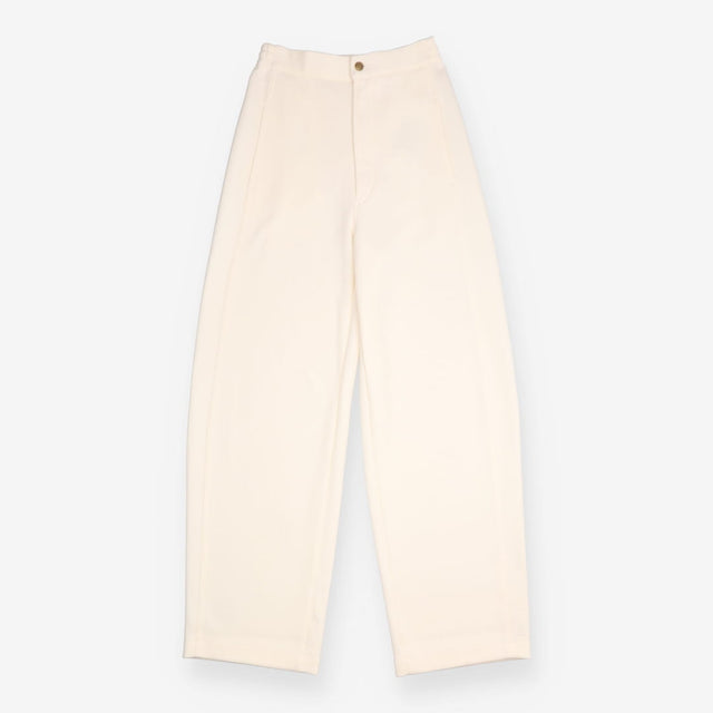 Uniqlo U Off White Cream Wide Leg Jersey Drawstrin