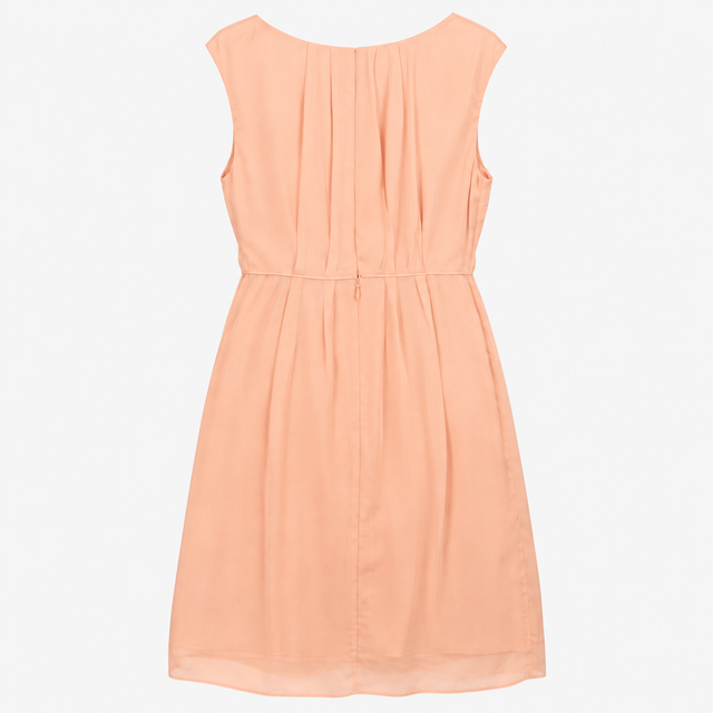 Sleeveless Dress Pink Embellished