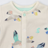 Sleepsuit white birds