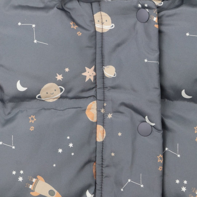 Pramsuit waterproof and Fleece Lined Grey Space Th
