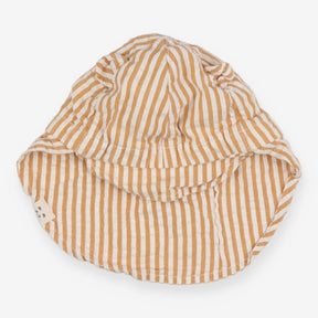 Sunhat Caramel Striped with Ears