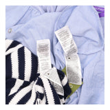 Top Navy White Stripe Layered Maternity Jumper