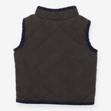 Gilet green with fleece lining