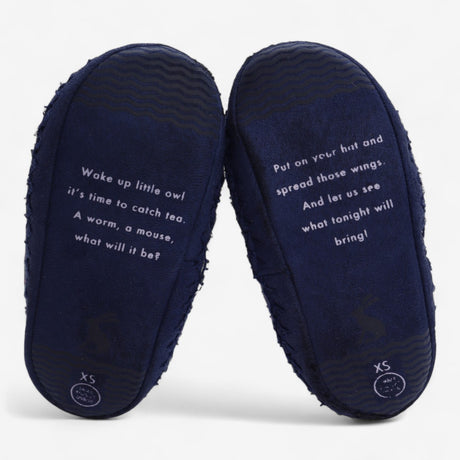 Navy Woodland Slipper Boots