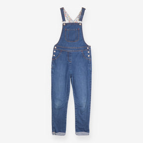 Dungarees denim floral lining 