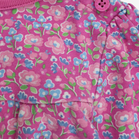 Top pink floral peplum