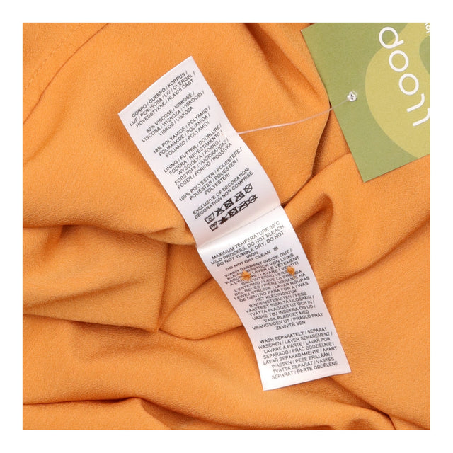 Holland Cooper Burnt Orange Button Front Maxi Dres